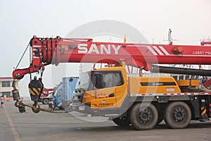 Crane truck by SANY company production