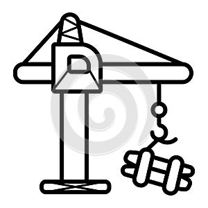 Crane vector icon