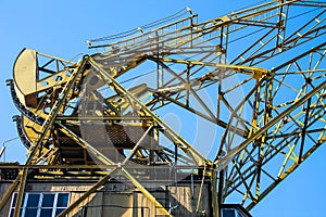 Crane in Yellow Arhitecture Power