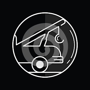 Craneicon. Vector illustration decorative design