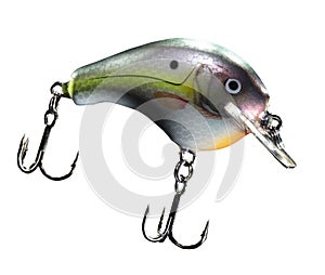 Crankbait isolated on a white background