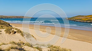 Crantock beach North Cornwall England UK near Newquay