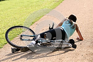 Crash with bicycle