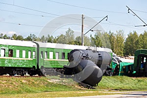 Crash of trains