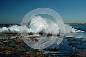 Crashing Ocean Waves photo
