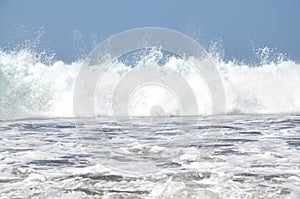 Crashing Pacific Ocean Wave photo