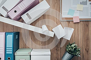 Crashing shelf in the office