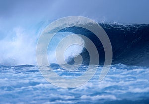 Crashing wave at El Quemao Lanzarote