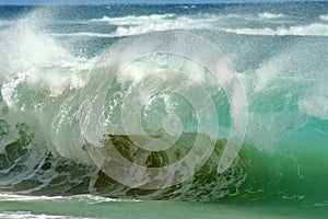 Crashing waves photo