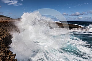 Crashing Waves at Boka Ascension Curacao photo