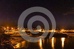 Craster Village at Night photo
