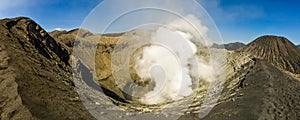 Crater of Bromo vocalno, East Java, Indonesia