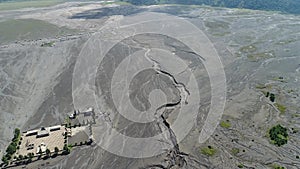 Crater of Bromo volcano, East Java, Indonesia