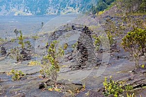 Crater floor