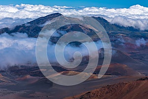 The Crater of the Haleakala Volcano