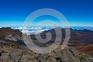 Crater of Haleakala Volcano, Maui, Hawaii