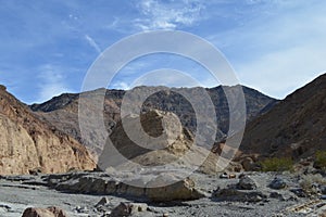 Crater Hill in Mosaic Canyon in Death Valley California