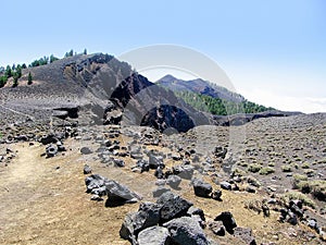 Volcanic craters La Palma photo