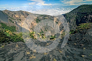 Crater of Irazu volcano photo