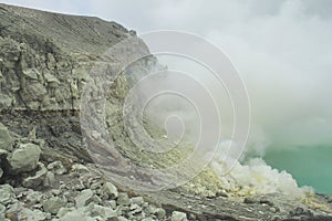 Crater Kawah Ijen - East Java photo