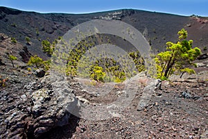 Crater La Palma San Antonio volcano Fuencaliente photo