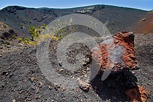 Crater La Palma San Antonio volcano Fuencaliente