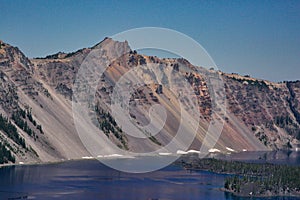 Crater Lake National Park Oregon galvanic rocky