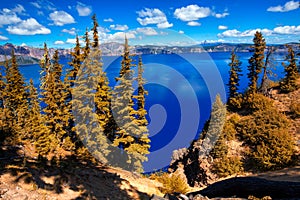 Crater Lake National Park in Oregon, USA - Wizard Island