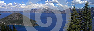 crater lake panoramic