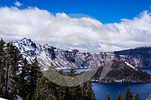 Crater Lake and Wizard Island