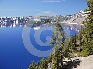 Crater Lake and Wizard Island photo