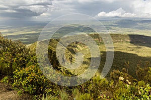 Crater of Longonot volcano, Ken