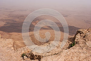 Crater Mizpe Ramon - Negev desert
