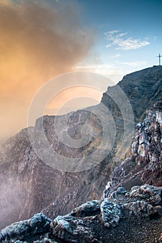 Cráter de volcán más cercano 