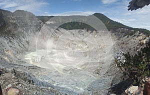 The Crater Of Mount Tangkuban Parahu photo