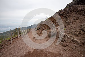 Crater of Vesuvius