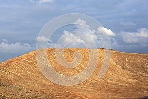 Crater view of montana roja