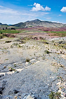 Crater of volcano Maragua, Bolivia