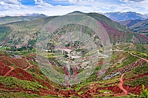 Crater of volcano Maragua, Bolivia