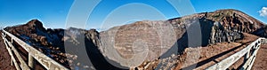 Crater of volcano Vesuvio photo