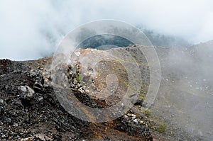 Crater of volcano Yzalco, El Salvador photo