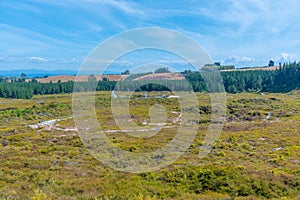 Craters of the moon - a geothermal landscape at New Zealand