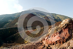 Craters Silvestri of the Etna photo