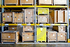 Crates warehouse