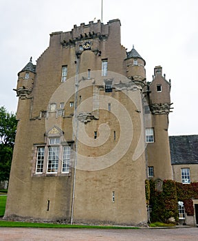 Crathes Castle in the Grampians region of Northern Scotland