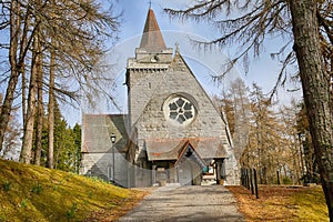 Crathie Kirk near Balmoral Castle