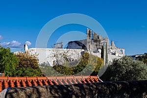 Crato Castle ruins in Crato, Portugal