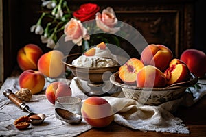 Crave Worthy Roasted Peaches, Generative AI