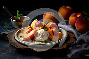Crave Worthy Roasted Peaches, Generative AI
