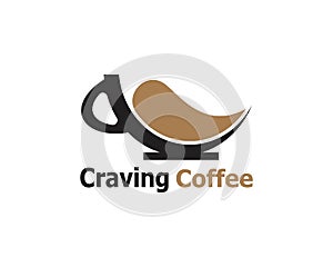 Craving time icon and symbol vector template